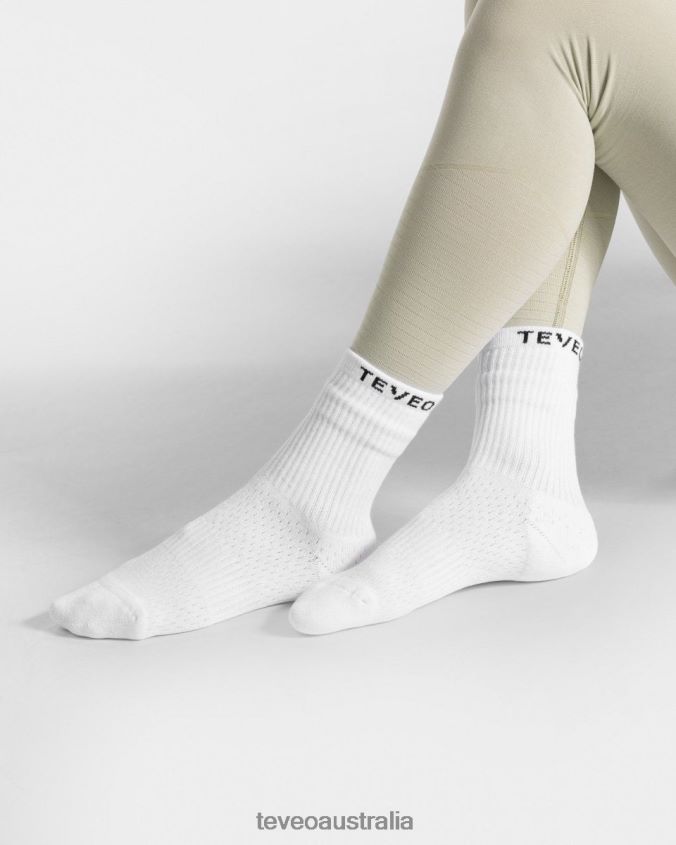 clothing_teveo_air_socks_2pcs_white_women_2hl08d271.jpg Clothing TEVEO Air Socks (2pcs) White Women 2HL08D271 - Image 1