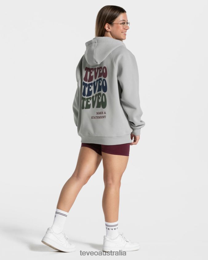 Clothing TEVEO Candy Oversized Jacket Light gray Women 2HL08D10 - Image 5
