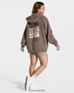 Clothing TEVEO Candy Oversized Jacket Mocha Women 2HL08D11 - Image 5