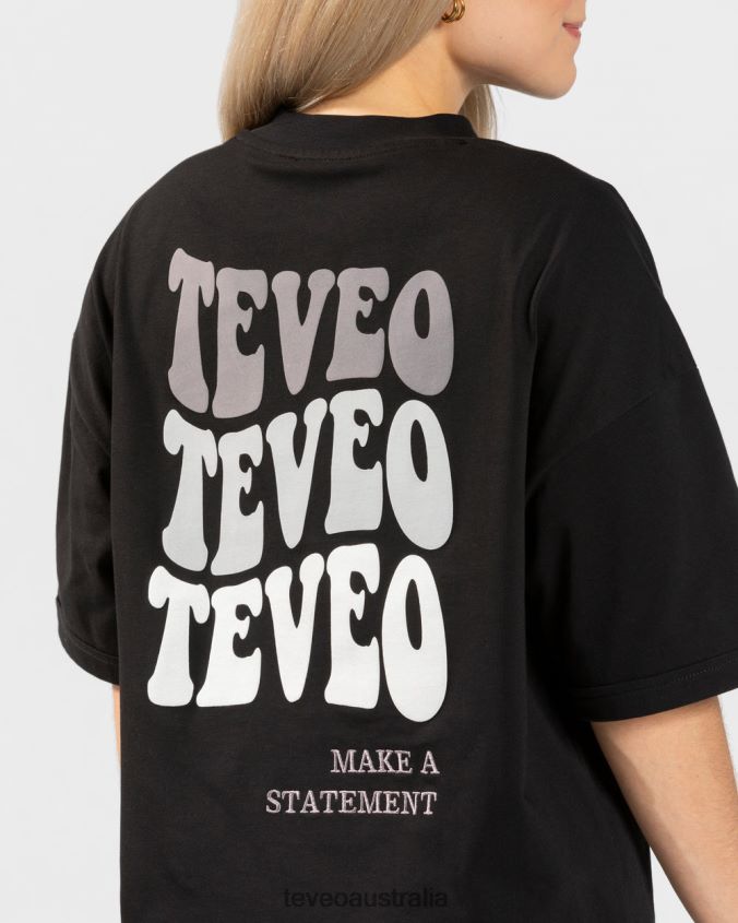 Clothing TEVEO Candy Oversized T-Shirt Black Women 2HL08D472 - Image 4