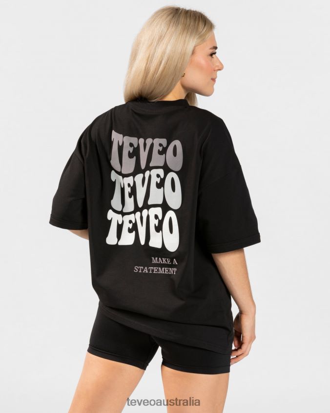 clothing_teveo_candy_oversized_t_shirt_black_women_2hl08d472.jpg Clothing TEVEO Candy Oversized T-Shirt Black Women 2HL08D472 - Image 1
