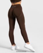 Clothing TEVEO Charming Scrunch Leggings Brown Women 2HL08D72 - Image 2
