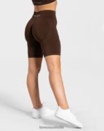 Clothing TEVEO Charming Scrunch Short Brown Women 2HL08D199 - Image 2