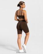 Clothing TEVEO Charming Scrunch Short Brown Women 2HL08D199 - Image 5
