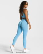Clothing TEVEO Classy Leggings Baby Blue Women 2HL08D73 - Image 5
