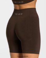 Clothing TEVEO Classy Short Dark brown Women 2HL08D202 - Image 4