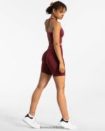 Clothing TEVEO Classy Short Wine red Women 2HL08D212 - Image 3