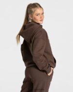 Clothing TEVEO College Oversized Hoodie Dark brown Women 2HL08D39 - Image 2