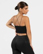 Clothing TEVEO Elegant Strap Top Black Women 2HL08D412 - Image 2
