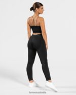 Clothing TEVEO Elegant Strap Top Black Women 2HL08D412 - Image 5