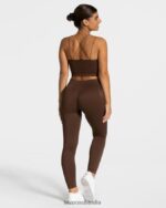 Clothing TEVEO Elegant Strap Top Dark Brown Women 2HL08D411 - Image 5