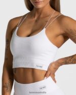 Clothing TEVEO Elegant Strap Top White Women 2HL08D414 - Image 4