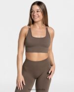 Clothing TEVEO Everyday Backless Taupe top Women 2HL08D429