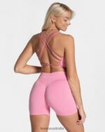 Clothing TEVEO Everyday Backless Top Pink Women 2HL08D427 - Image 2