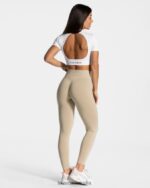 Clothing TEVEO Everyday Cut Out T-Shirt White Women 2HL08D489 - Image 5