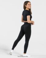 Clothing TEVEO Focus Crop Top Black Women 2HL08D459 - Image 5