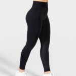 Clothing TEVEO Focus Scrunch Leggings Black Women 2HL08D122