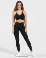 Clothing TEVEO Focus Scrunch Leggings Black Women 2HL08D122 - Image 3