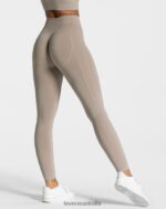 Clothing TEVEO Focus Scrunch Leggings Dust Women 2HL08D164 - Image 2