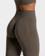 Clothing TEVEO Focus Scrunch Leggings Taupe Women 2HL08D160 - Image 4