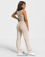 Clothing TEVEO Lounge Crop Top Beige Women 2HL08D451 - Image 5