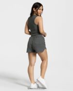 Clothing TEVEO Lounge Crop Top Dark gray Women 2HL08D452 - Image 5