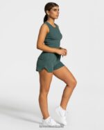 Clothing TEVEO Lounge Crop Top Dark green Women 2HL08D453 - Image 3
