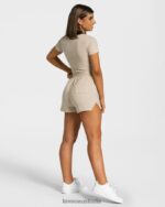 Clothing TEVEO Lounge T-Shirt Beige Women 2HL08D481 - Image 5