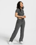 Clothing TEVEO Lounge T-Shirt Dark gray Women 2HL08D483 - Image 3