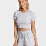 Clothing TEVEO Lounge T-shirt Light gray Women 2HL08D485