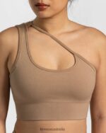 Clothing TEVEO Sassy One Shoulder Bh Beige Women 2HL08D379 - Image 4