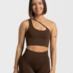 Clothing TEVEO Sassy One Shoulder Bh Brown Women 2HL08D380