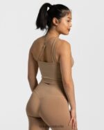 Clothing TEVEO Sassy One Shoulder Top Beige Women 2HL08D431 - Image 2