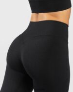 Clothing TEVEO Sassy Slit Leggings Black Women 2HL08D138 - Image 4
