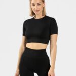 Clothing TEVEO Sensation Crop Top Black Women 2HL08D445