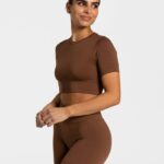 Clothing TEVEO Sensation Crop Top Caramel Women 2HL08D444
