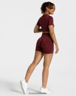 Clothing TEVEO Sensation Crop Top Wine red Women 2HL08D448 - Image 3