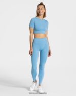 Clothing TEVEO Sensation Leggings Baby blue Women 2HL08D145 - Image 3