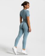 Clothing TEVEO Sensation Leggings Steel Blue Women 2HL08D150 - Image 5