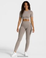Clothing TEVEO Sensation Leggings Stone Women 2HL08D151 - Image 3