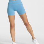Clothing TEVEO Sensation Mini Short Baby blue Women 2HL08D255