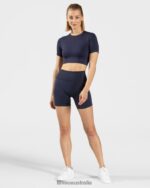 Clothing TEVEO Sensation Mini Short Dark Blue Women 2HL08D256 - Image 3