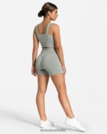 Clothing TEVEO Sensation Mini Short Gray Women 2HL08D257 - Image 5