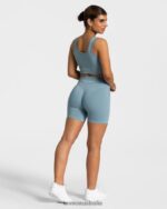 Clothing TEVEO Sensation Mini Short Steel Blue Women 2HL08D260 - Image 5