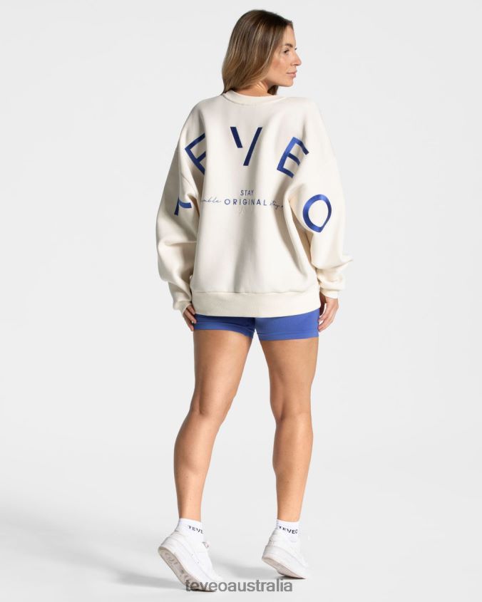 Clothing TEVEO Signature Oversized Sweater Off White Women 2HL08D15 - Image 5