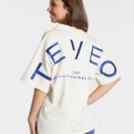 Clothing TEVEO Signature Oversized T-Shirt Off White Women 2HL08D469