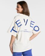 Clothing TEVEO Signature Oversized T-Shirt Off White Women 2HL08D469