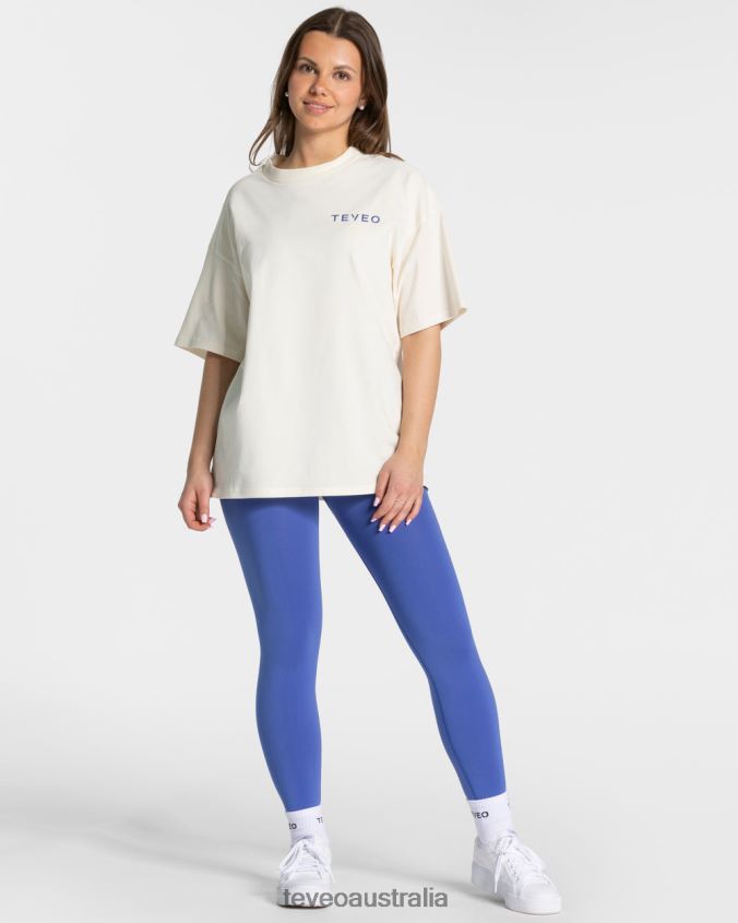 Clothing TEVEO Signature Oversized T-Shirt Off White Women 2HL08D469 - Image 3