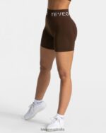Clothing TEVEO Signature Scrunch Short Dark brown Women 2HL08D189 - Image 2