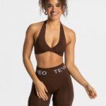 Clothing TEVEO Signature Twisted Bh Dark brown Women 2HL08D298